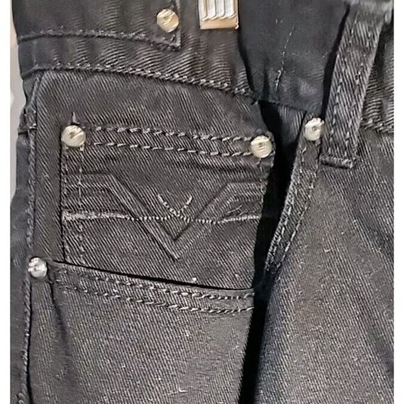 Request jeans Premium men’s pants black size 38x32 - Picture 2 of 9